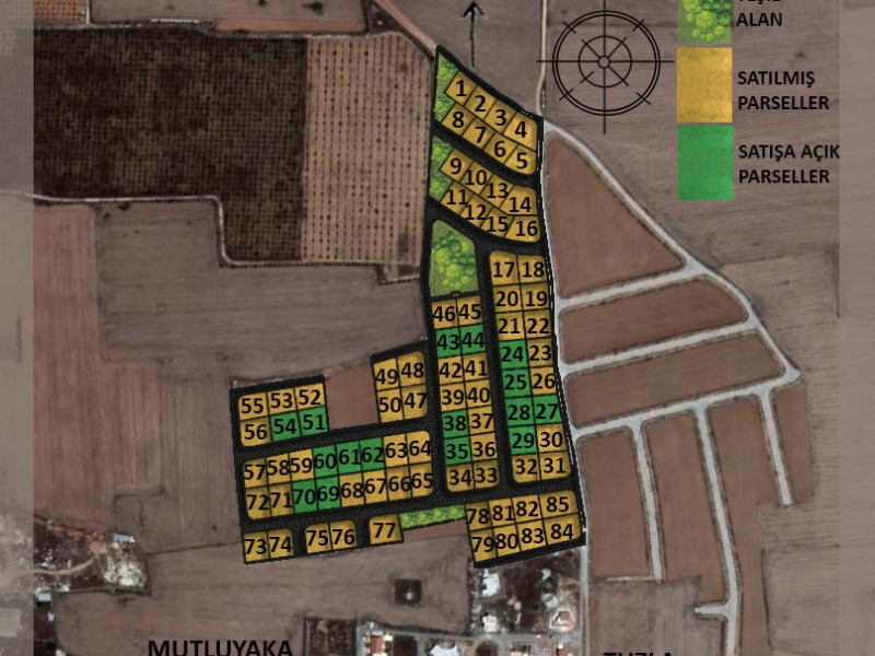 Mutluyaka Bölgesinde Müstakil Koçanlı Arsalar